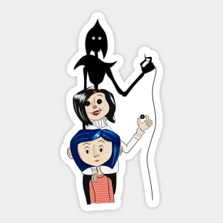 Twitchy Witchy Girl Sticker